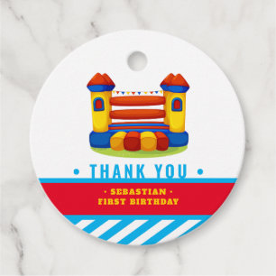 etiqueta de favor de la fiesta de cumpleaños de Bo