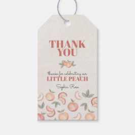 etiqueta de favor de melocotón dulce para cumpleañ