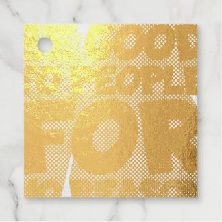 Etiqueta de Favor de Papel Aluminio de Alta Calida