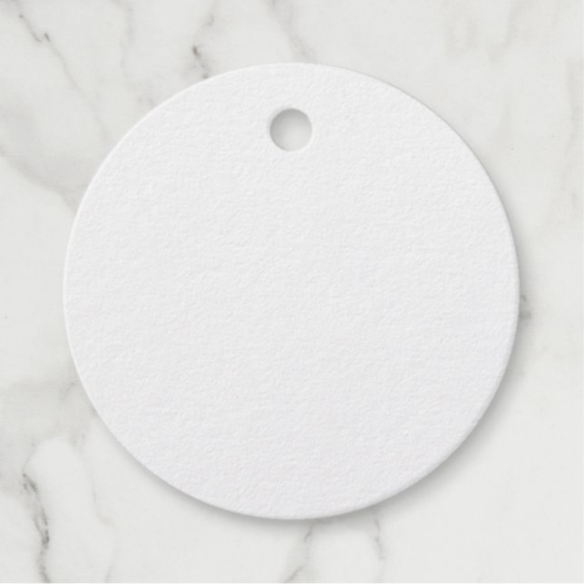 Etiqueta de Favor de Papel de Aluminio (Anverso)