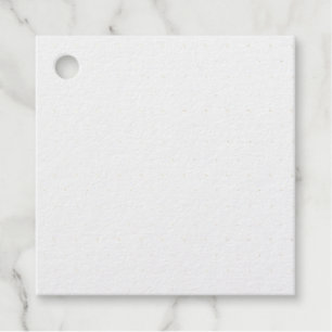 Etiqueta de Favor de Papel de Aluminio