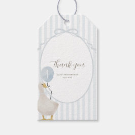 Etiqueta de favor de rectángulo azul y blanco