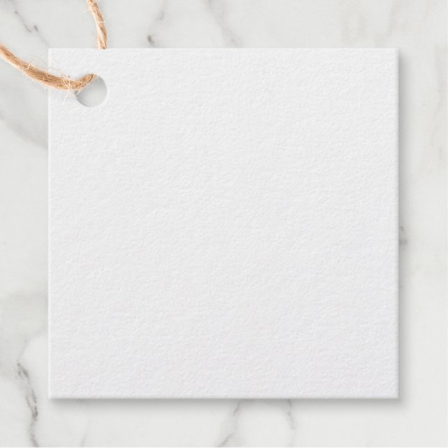 Etiqueta de favor de Relieve metalizado (Anverso)