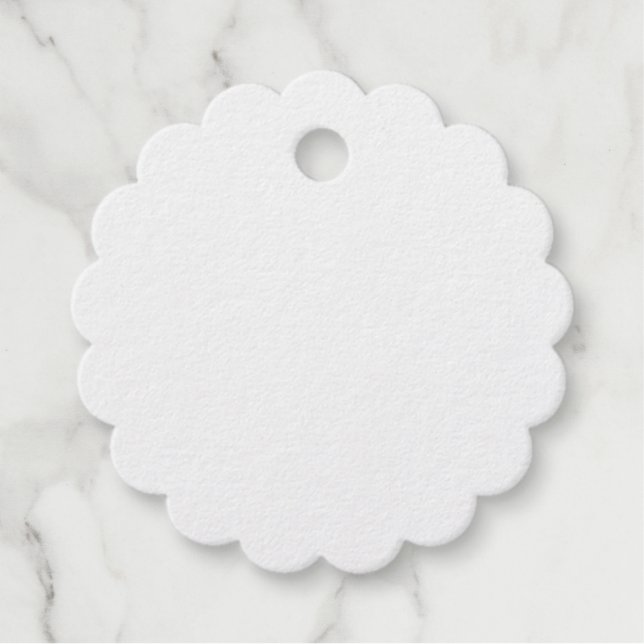 Etiqueta de favor de Relieve metalizado (Anverso)