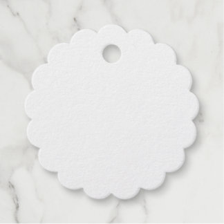 Etiqueta de favor de Relieve metalizado