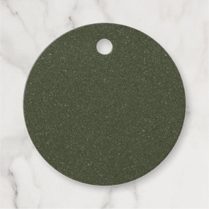 Etiqueta de Favor de Ruido Verde Musgo – Aspecto P