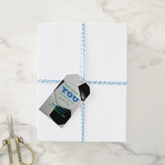 Etiqueta de favor del fútbol gracias a ti