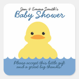 etiqueta de favor del partido BABY SHOWER lindo du