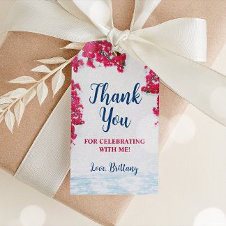 Etiqueta de favor floral de la Grecia mediterránea