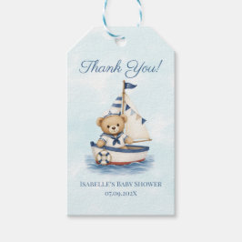 Etiqueta de Favor para Baby Shower de Pequeño Mari
