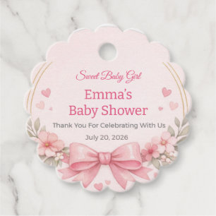 Etiqueta de Favor para Baby Shower   Hazlo Estalla