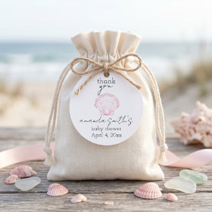 Etiqueta de Favor para Baby Shower Sea You Soon