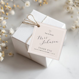 Etiqueta de Favor para Despedida de Soltera | La F