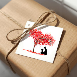 Etiqueta de Favor Personalizada de Amor de Madre e