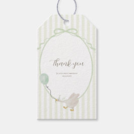 Etiqueta de Favor Rectángulo de Sage Green Silly G