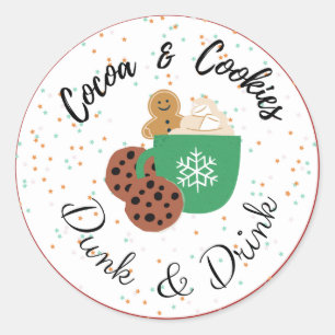 Etiqueta de Favorito de Cocoa y Galleta para Dunk 
