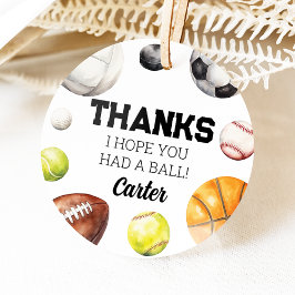 Etiqueta de favorito de ronda deportiva