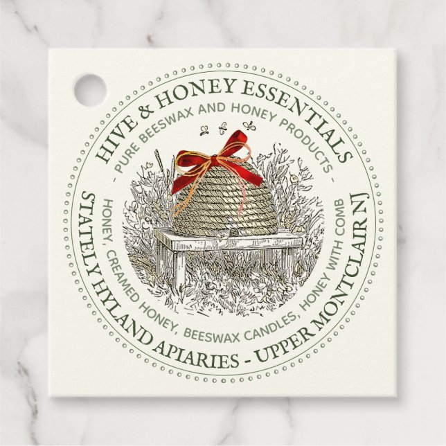 Etiqueta de festividad para cestas de regalo de mi (Anverso)