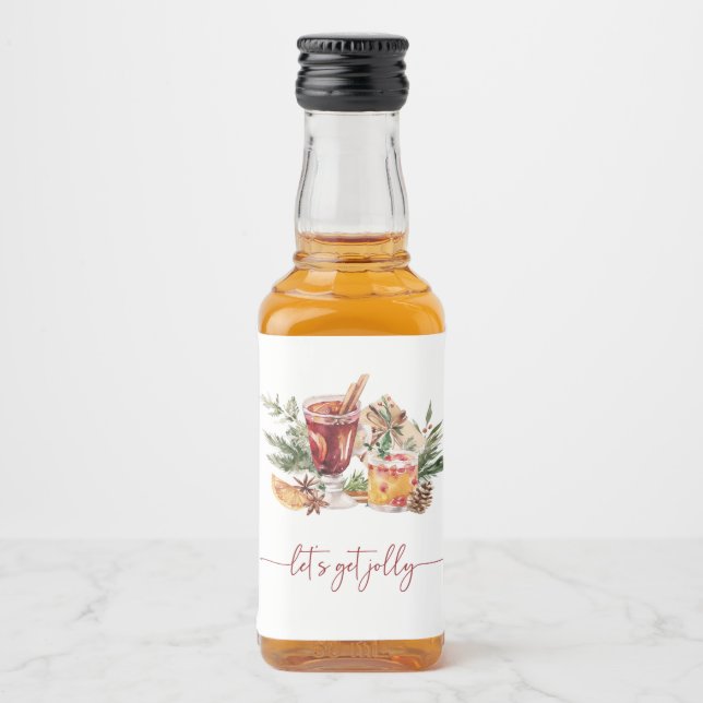 Etiqueta de Fiesta de navidades (Anverso)