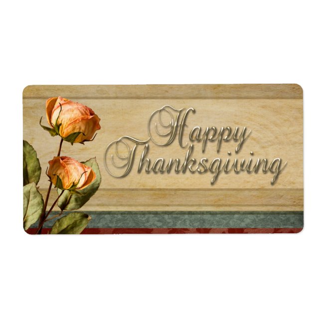 Etiqueta de flores secas (Frente)