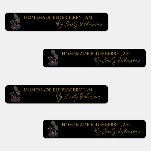 Etiqueta de foco de frambuesa casera Jam Thin (Grupo)