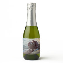 Etiqueta de Foto Personalizada para Botella de Vin