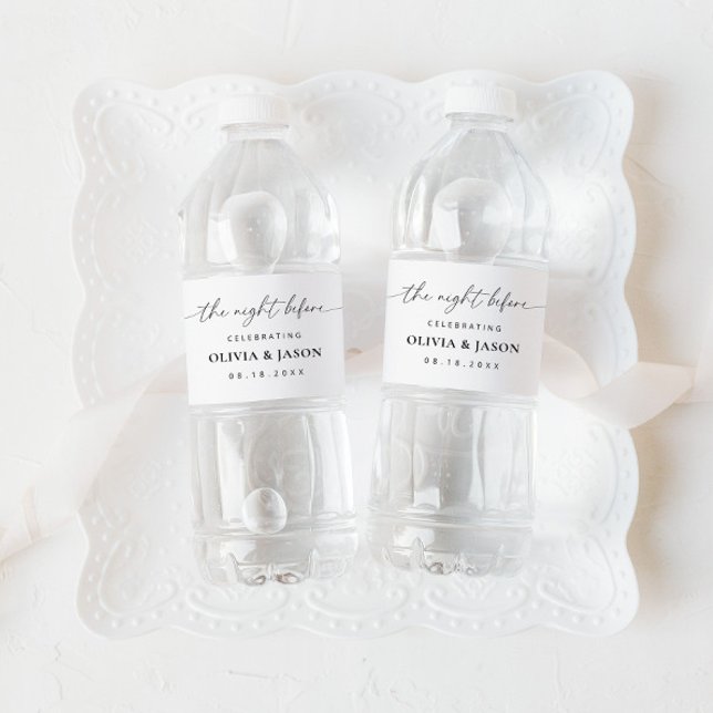 Etiqueta de frasco de la cena de ensayo, la noche  (Subido por el creador)