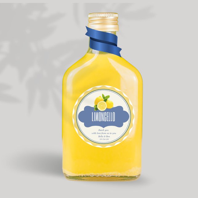 Etiqueta de frasco de Limoncello casero de Lemons (Subido por el creador)