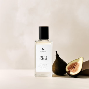 Etiqueta de frasco de spray pequeño de perfume