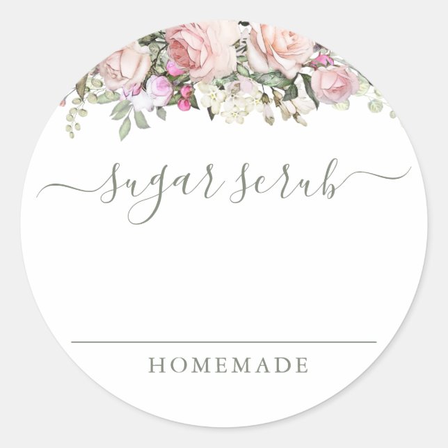 Etiqueta de frotamiento de azúcar (Anverso)