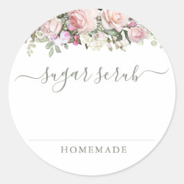 Etiqueta de frotamiento de azúcar