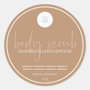 Etiqueta de frotamiento de cuerpo