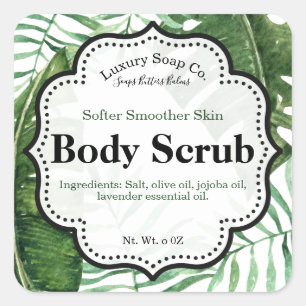 Etiqueta de frotis tropical