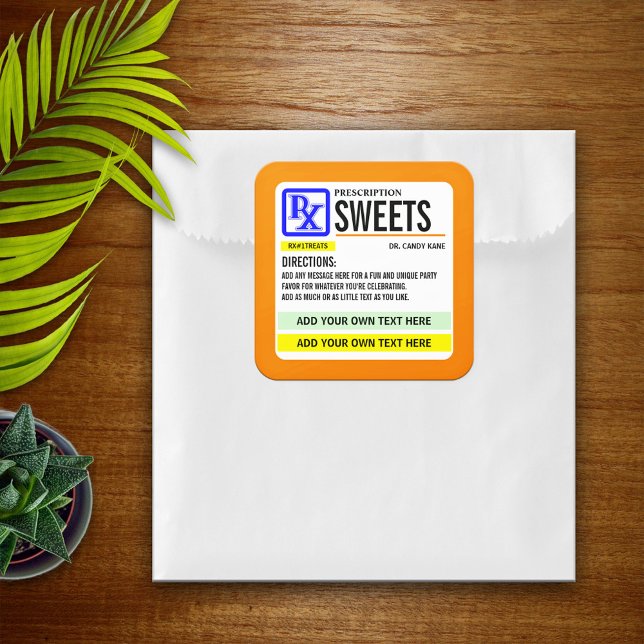 Etiqueta de fuerza de recetas de receta graciosa (Subido por el creador)