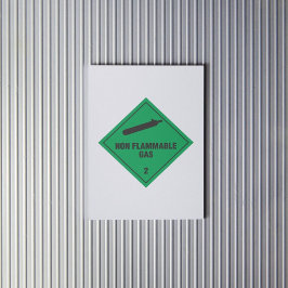 Etiqueta de gas no inflamable 2