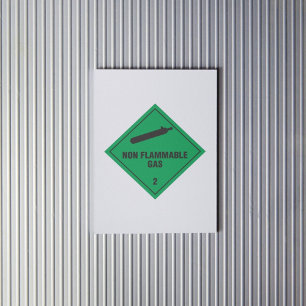 Etiqueta de gas no inflamable 2