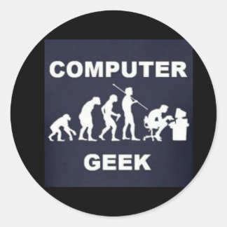 Etiqueta de Geek de Computadora
