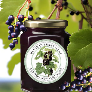 Etiqueta de gelatina con Ilustracion de curry negr