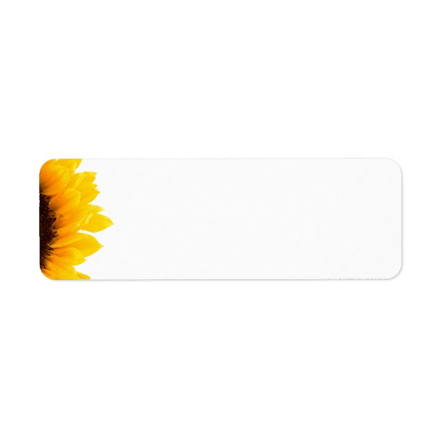 etiqueta de girasol (Frente)