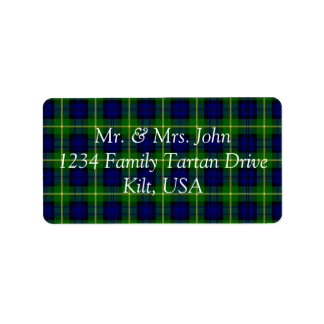 Etiqueta de Gordon Tartan