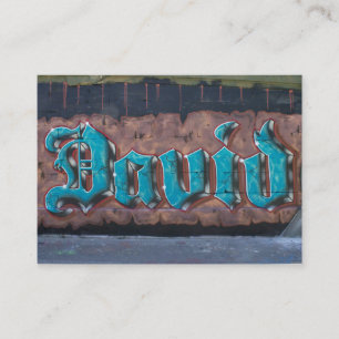 Etiqueta de graffiti: David