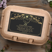 Etiqueta de granja de la familia Eggs de Tarot de 
