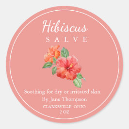 Etiqueta de Hibiscus Salve / balm