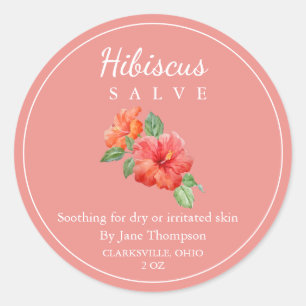 Etiqueta de Hibiscus Salve / balm