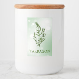 Etiqueta de hierbas de Tarragon