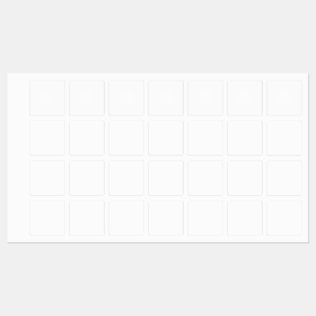 Etiqueta De Hierro Cuadrado Medio (Hoja)