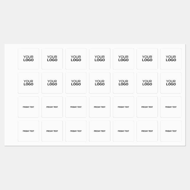 Etiqueta De Hierro Cuadrado Medio (Hoja)
