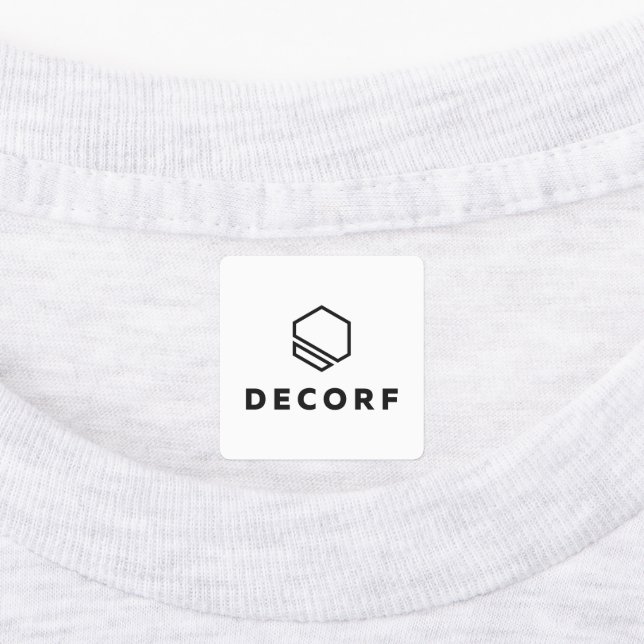 Etiqueta De Hierro Cuadrado Medio (Fijada)