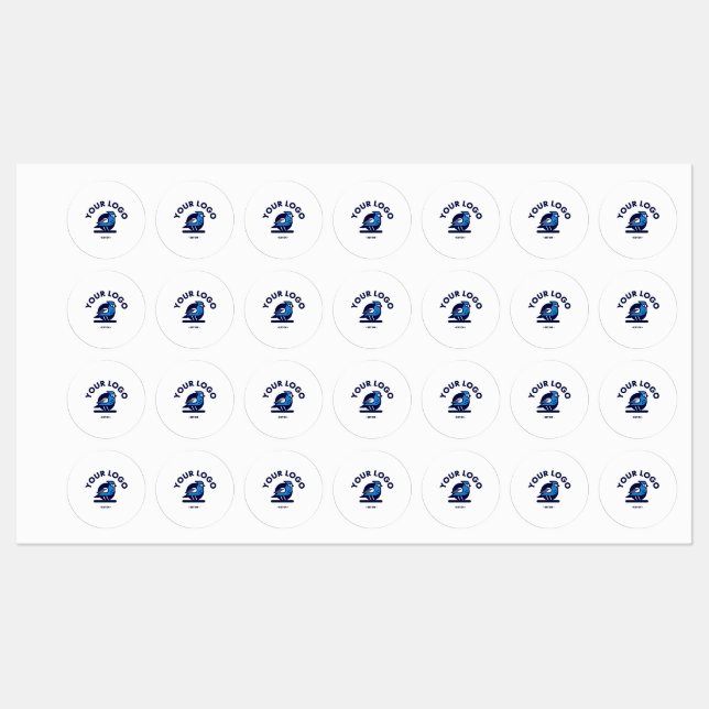 Etiqueta de hierro de círculo medio (Hoja)