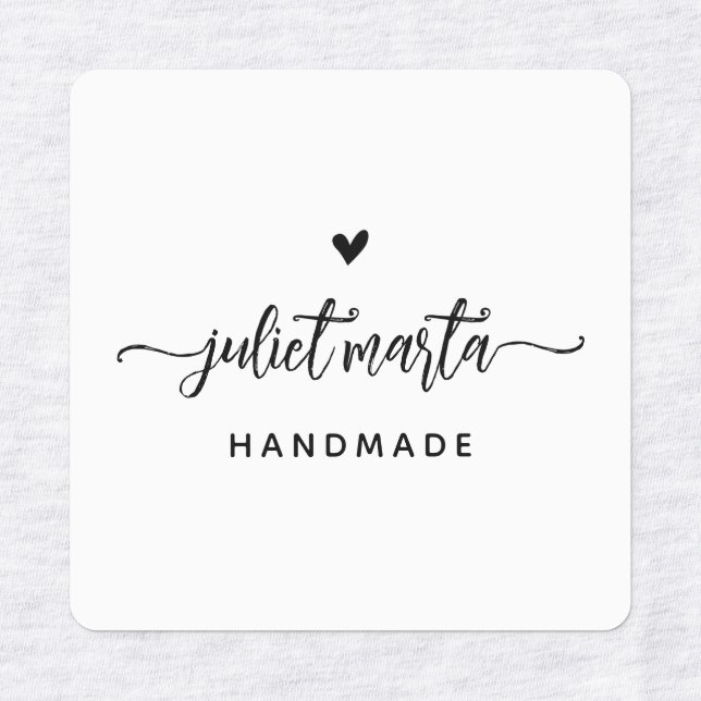 Etiqueta de hierro personalizada para artesano (Diseño 1)